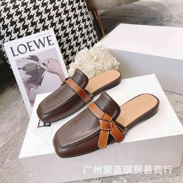 the sandals in summer of wear flat slippers on back cowhide side bow wrap your head muller shoes lazy zfab 7vh0, Black
the sandals in summer of wear flat slippers on back cowhide side bow wrap your head muller shoes lazy zfab 7vh0, Black