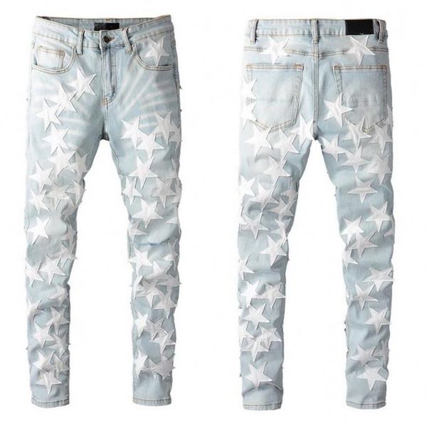 men distressed ripped biker jeans slim fit motorcycle denim for fashion hip hop mens jean good quality261o, Blue
men distressed ripped biker jeans slim fit motorcycle denim for fashion hip hop mens jean good quality261o, Blue
