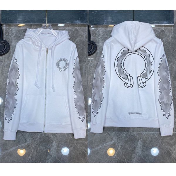 luxury men's fashion sweatshirts classic ch zipper hoodies women men loose pullover hooded designer horseshoe sanskrit hoodie sweater j, Black
luxury men's fashion sweatshirts classic ch zipper hoodies women men loose pullover hooded designer horseshoe sanskrit hoodie sweater j, Black