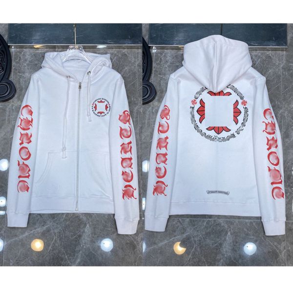 men's fashion luxury sweatshirts classic ch hoodie hooded designer horseshoe sanskrit loose zipper jacket pullover coat women sweatshi, Black
men's fashion luxury sweatshirts classic ch hoodie hooded designer horseshoe sanskrit loose zipper jacket pullover coat women sweatshi, Black