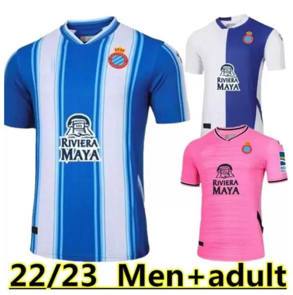 22 23 rcd espanyols soccer jerseys kids home away third 7 wu lei uado s.darder herrera r.d.t. embarba pedrosa morlanes loren 2022 2023 jerse, Black;yellow
22 23 rcd espanyols soccer jerseys kids home away third 7 wu lei uado s.darder herrera r.d.t. embarba pedrosa morlanes loren 2022 2023 jerse, Black;yellow