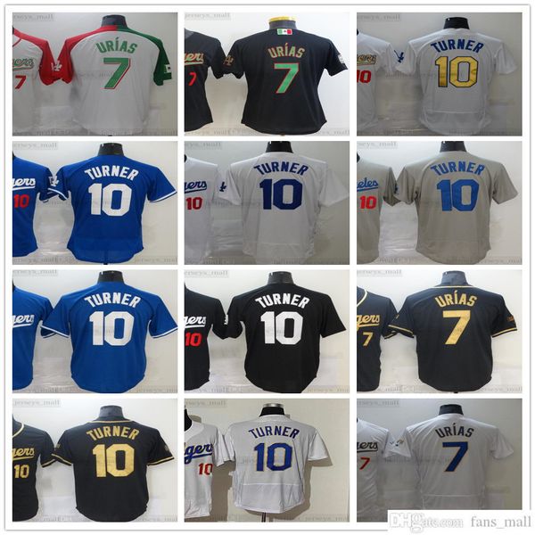 stitched baseball jerseys 10 turner justin 7 julio urias jersey retro black white blue blank no number name for man size s-xxxl, Blue;black
stitched baseball jerseys 10 turner justin 7 julio urias jersey retro black white blue blank no number name for man size s-xxxl, Blue;black