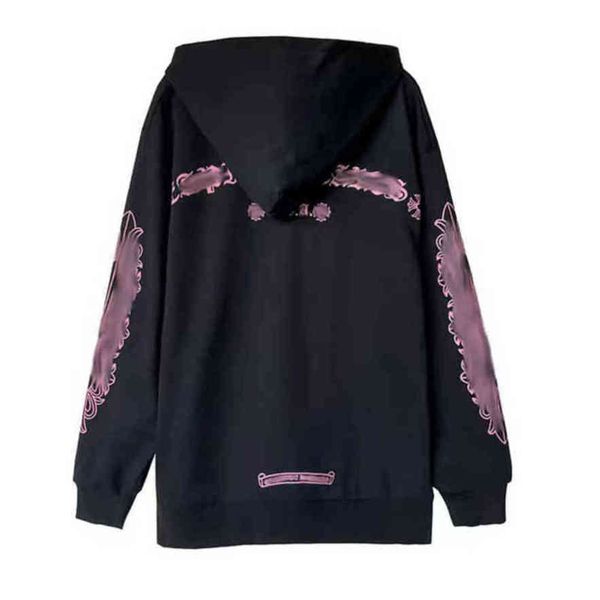 men's luxury fashion sweatshirts classic ch brand hoodie hooded designer horseshoe sanskrit loose zipper jacket pullover coat women sw, Black
men's luxury fashion sweatshirts classic ch brand hoodie hooded designer horseshoe sanskrit loose zipper jacket pullover coat women sw, Black