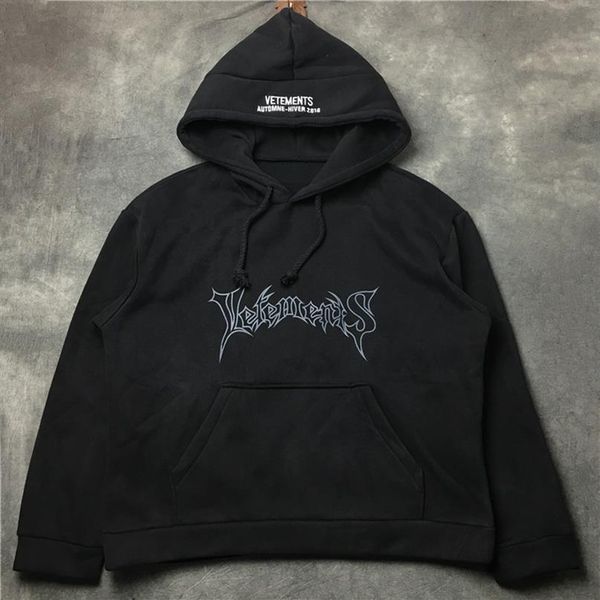 whole-vetements oversized hoodies men and women hoody sweatshirt226q, Black 
whole-vetements oversized hoodies men and women hoody sweatshirt226q, Black
