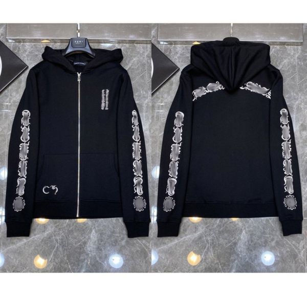 fashion luxury men's sweatshirts classic ch hoodie hooded designer horseshoe sanskrit loose zipper jacket pullover coat women sweatshi, Black
fashion luxury men's sweatshirts classic ch hoodie hooded designer horseshoe sanskrit loose zipper jacket pullover coat women sweatshi, Black
