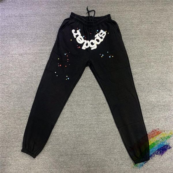 pants foaming printing sp5der 555555 angel number sweatpants men women 11 spider web pattern joggers drawstring trousers232z, Black
pants foaming printing sp5der 555555 angel number sweatpants men women 11 spider web pattern joggers drawstring trousers232z, Black
