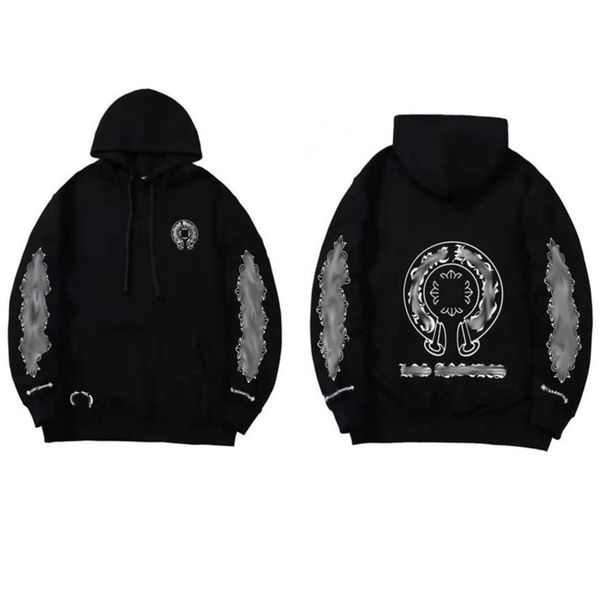 classic men's luxury sweatshirts brand ch designer hoodie fashion men women horseshoe sanskrit loose zipper jacket pullover hooded coa, Black
classic men's luxury sweatshirts brand ch designer hoodie fashion men women horseshoe sanskrit loose zipper jacket pullover hooded coa, Black