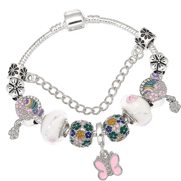 fashion cherry blossom charm bracelets 925 sterling silver murano glass european charm beads fits bracelets bowknot pink butterfly dangle di, Golden;silver
fashion cherry blossom charm bracelets 925 sterling silver murano glass european charm beads fits bracelets bowknot pink butterfly dangle di, Golden;silver