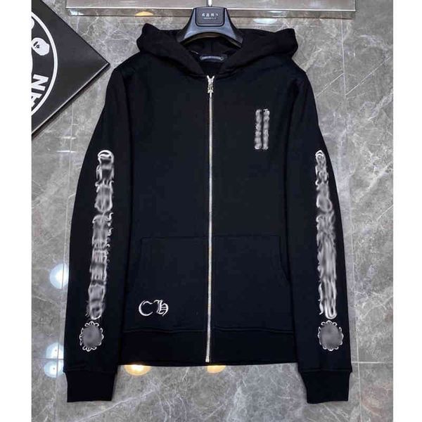 fashion luxury sweatshirts classic ch brand hoodie loose zipper jacket pullover hooded designer horseshoe sanskrit coat v64p, Black
fashion luxury sweatshirts classic ch brand hoodie loose zipper jacket pullover hooded designer horseshoe sanskrit coat v64p, Black