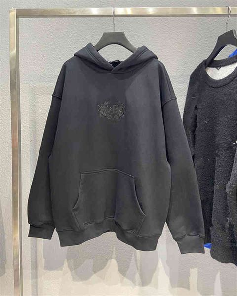 men's hoodies sweatshirts fw autumn and winter front letter printed lion laurel fleece brand, Black
men's hoodies sweatshirts fw autumn and winter front letter printed lion laurel fleece brand, Black