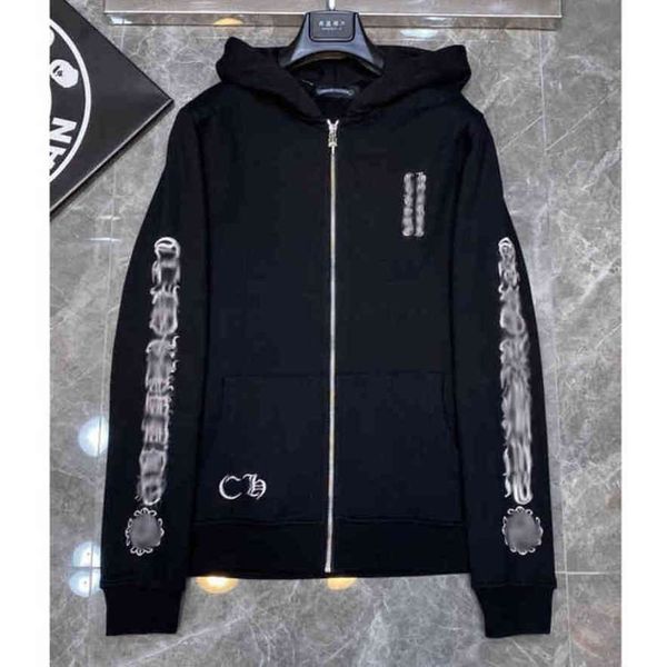 men's fashion luxury sweatshirts classic ch hoodie loose zipper jacket pullover hooded designer horseshoe sanskrit coat women sweatshi, Black
men's fashion luxury sweatshirts classic ch hoodie loose zipper jacket pullover hooded designer horseshoe sanskrit coat women sweatshi, Black