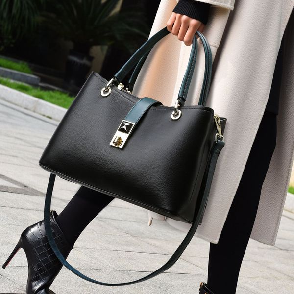 totes women one shoulder shopping bag small high-capacity genuine leather material wholesale fashion bags mom handbag tote black splicing 88
totes women one shoulder shopping bag small high-capacity genuine leather material wholesale fashion bags mom handbag tote black splicing 88