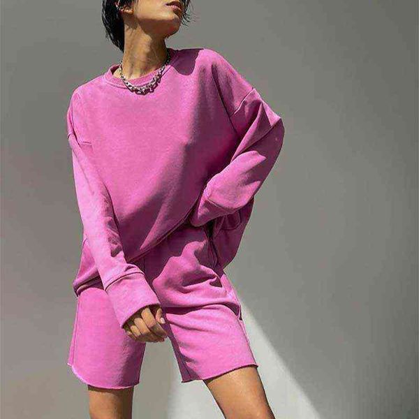 women's tracksuits oversized solid sweatshirt women's tracksuit o-neck drop shoulder and wide leg shorts ladies suit 2021 summer b, Gray
women's tracksuits oversized solid sweatshirt women's tracksuit o-neck drop shoulder and wide leg shorts ladies suit 2021 summer b, Gray