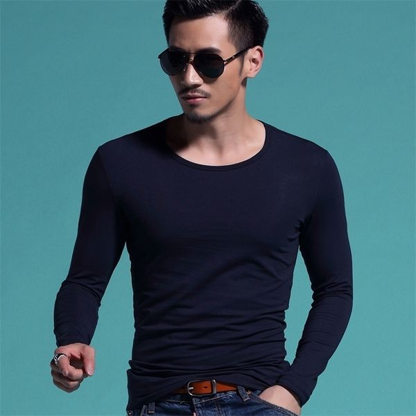 men's t-shirts spring autumn comfort long sleeve t-shirt o-neck solid polyester t shirt classic color all-match red blue black 220920, White;black
men's t-shirts spring autumn comfort long sleeve t-shirt o-neck solid polyester t shirt classic color all-match red blue black 220920, White;black