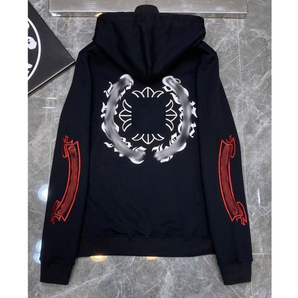 men's fashion luxury sweatshirts classic ch hoodie hooded designer horseshoe sanskrit loose zipper jacket pullover coat women sweatshi, Black
men's fashion luxury sweatshirts classic ch hoodie hooded designer horseshoe sanskrit loose zipper jacket pullover coat women sweatshi, Black