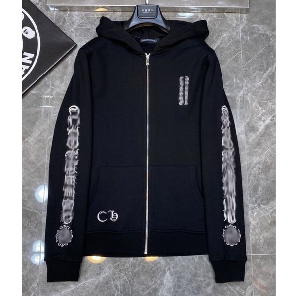 men's fashion luxury sweatshirts classic ch brand hoodie loose zipper jacket pullover hooded designer horseshoe sanskrit coat women sw, Black
men's fashion luxury sweatshirts classic ch brand hoodie loose zipper jacket pullover hooded designer horseshoe sanskrit coat women sw, Black