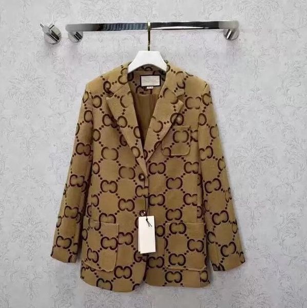women's jacket clothes women suit designer clothes blazer with full letters spring new released womens outwear, Black;brown
women's jacket clothes women suit designer clothes blazer with full letters spring new released womens outwear, Black;brown