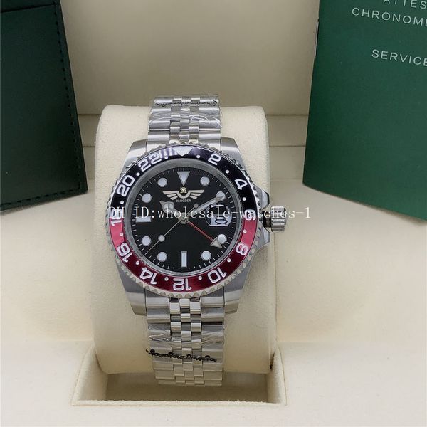 r7 watch 7 style gmt ii 126710 black dial red black ceramic bezel sapphire 40mm automatic date master mens men's men watches wristwatch, Slivery;brown
r7 watch 7 style gmt ii 126710 black dial red black ceramic bezel sapphire 40mm automatic date master mens men's men watches wristwatch, Slivery;brown
