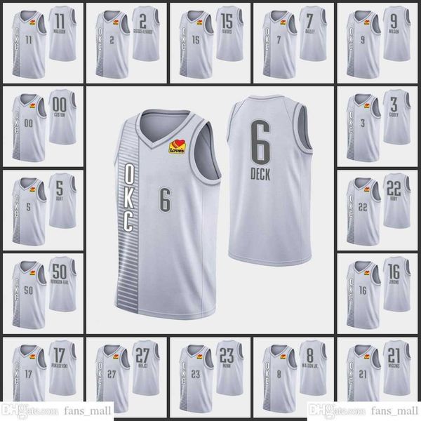 screen print 75th anniversary basketball jerseys shai gilgeous-alexander tre mann aaron wiggins vit krejci city gray edition custom jersey, Black
screen print 75th anniversary basketball jerseys shai gilgeous-alexander tre mann aaron wiggins vit krejci city gray edition custom jersey, Black