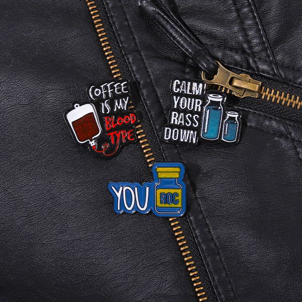 women medical series letters brooch medicine bottle blood transfusion bag enamel badge calm down coffee letter corsage lapel pins europe all, Gray
women medical series letters brooch medicine bottle blood transfusion bag enamel badge calm down coffee letter corsage lapel pins europe all, Gray