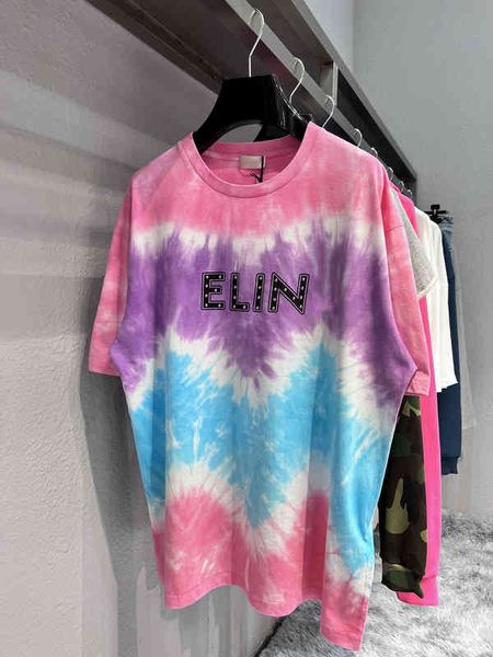 men's hoodies sweatshirts summer frame liuding letter print tie dye couple casual versatile t-shirt short sleeve tee, Black
men's hoodies sweatshirts summer frame liuding letter print tie dye couple casual versatile t-shirt short sleeve tee, Black
