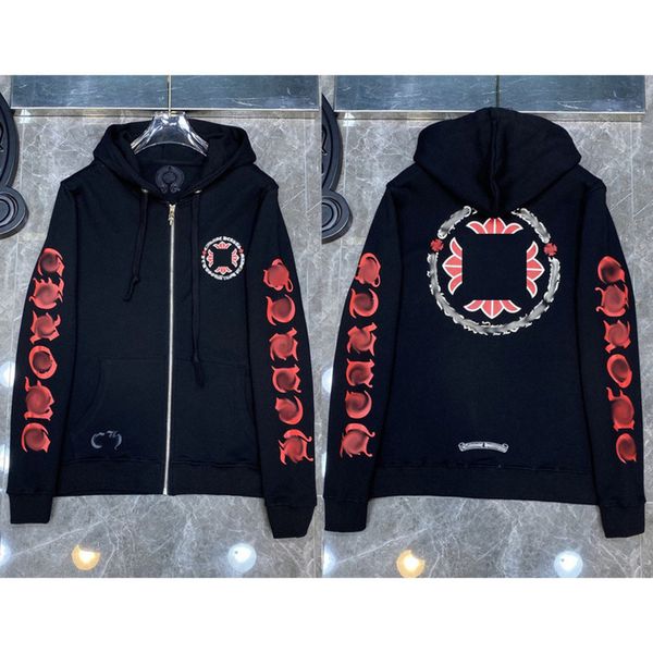 luxury classic men's jackets fashion sweatshirts brand ch zipper hoodies women men pullover hooded horseshoe sanskrit sweater loose jac, Black;brown
luxury classic men's jackets fashion sweatshirts brand ch zipper hoodies women men pullover hooded horseshoe sanskrit sweater loose jac, Black;brown
