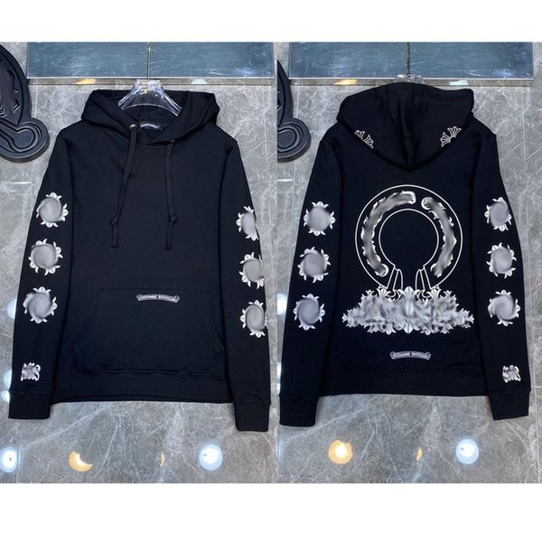 fashion men's luxury sweatshirts classic brand ch zipper hoodies women men loose pullover hooded horseshoe sanskrit hoodie sweater jack, Black
fashion men's luxury sweatshirts classic brand ch zipper hoodies women men loose pullover hooded horseshoe sanskrit hoodie sweater jack, Black