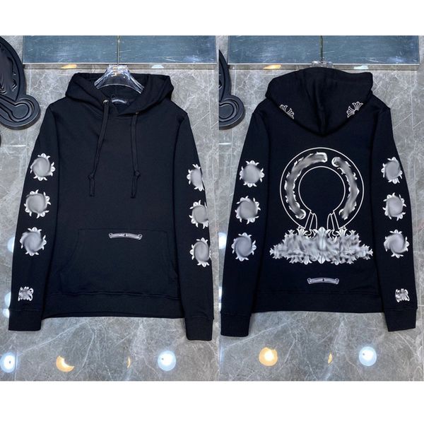 classic luxury men's sweatshirts brand ch designer hoodie fashion men women horseshoe sanskrit loose zipper jacket pullover hooded coa, Black
classic luxury men's sweatshirts brand ch designer hoodie fashion men women horseshoe sanskrit loose zipper jacket pullover hooded coa, Black