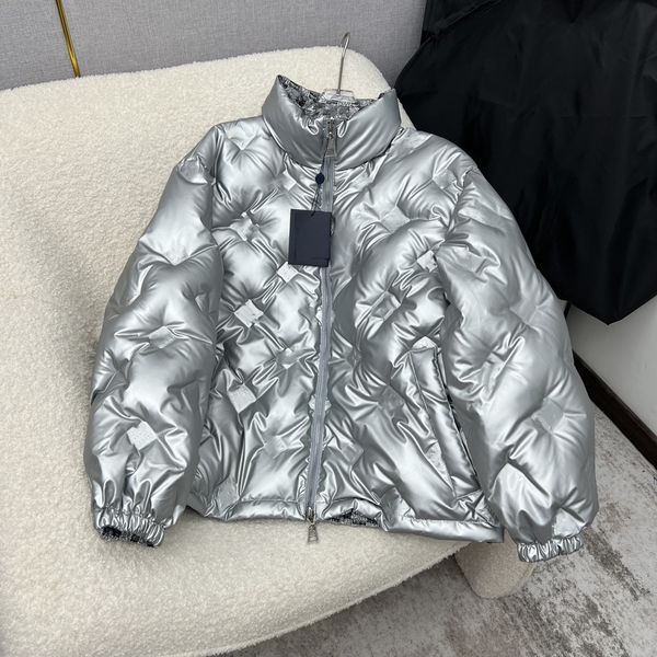 men's stylist coat parka winter jacket fashion men's women's space silver ab face jacket down jacket, Black
men's stylist coat parka winter jacket fashion men's women's space silver ab face jacket down jacket, Black