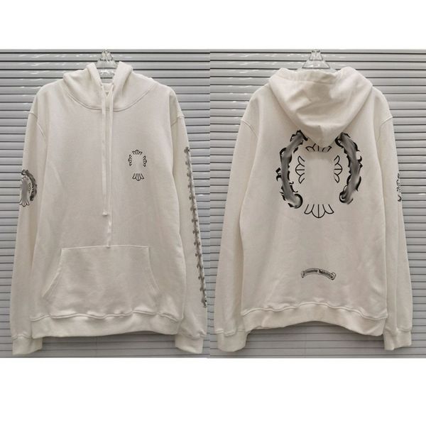 luxury classic men's sweatshirts brand ch designer hoodie fashion men women horseshoe sanskrit loose zipper jacket pullover hooded coa, Black
luxury classic men's sweatshirts brand ch designer hoodie fashion men women horseshoe sanskrit loose zipper jacket pullover hooded coa, Black