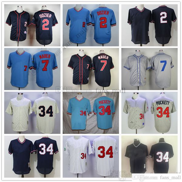 man mitchell and ness baseball jersey vintage 34 kirby puckett jersey 2 brian dozier 7 joe mauer stitched breathable sport sale man, Blue;black
man mitchell and ness baseball jersey vintage 34 kirby puckett jersey 2 brian dozier 7 joe mauer stitched breathable sport sale man, Blue;black