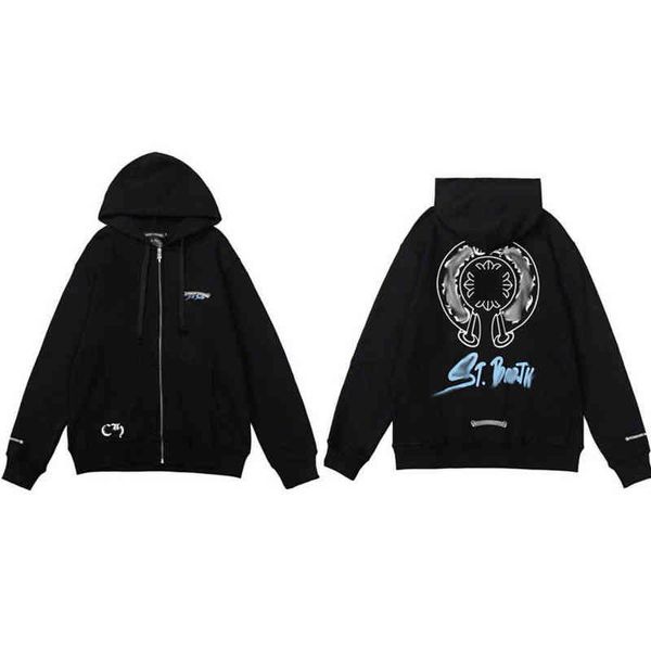 classic luxury sweatshirts ch brand fashion men woman designer horseshoe sanskrit cross pullover hooded zipper sweater loose 1kko, Black
classic luxury sweatshirts ch brand fashion men woman designer horseshoe sanskrit cross pullover hooded zipper sweater loose 1kko, Black