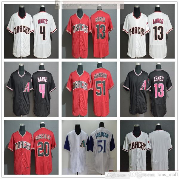 2021 news seasons baseball 13 nick ahmed jerseys stitched 4 starling marte 20 luis gonzalez 51 randy johnson red white black jersey, Blue;black
2021 news seasons baseball 13 nick ahmed jerseys stitched 4 starling marte 20 luis gonzalez 51 randy johnson red white black jersey, Blue;black