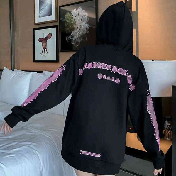 men's classic luxury jackets fashion sweatshirts ch zipper hoodies women men pullover hooded designer horseshoe sanskrit sweater loose, Black;brown
men's classic luxury jackets fashion sweatshirts ch zipper hoodies women men pullover hooded designer horseshoe sanskrit sweater loose, Black;brown