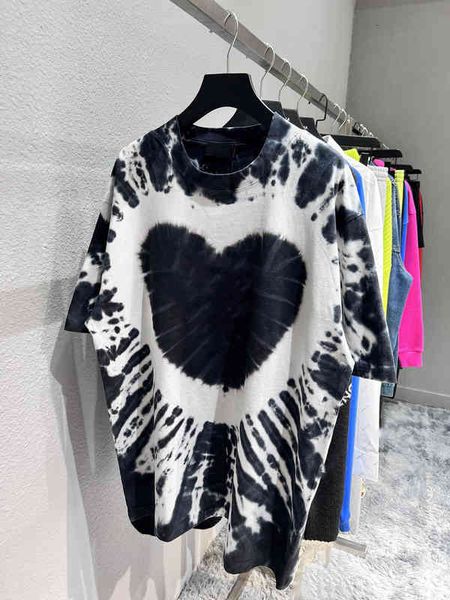 men's hoodies sweatshirts spring summer front love gradual tie dye print couple os t-shirt short sleeve tee, Black
men's hoodies sweatshirts spring summer front love gradual tie dye print couple os t-shirt short sleeve tee, Black
