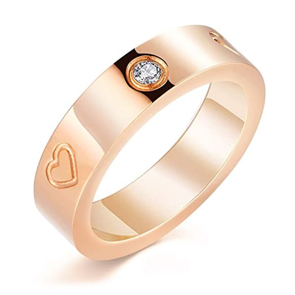 band rings simple and generous titanium steel love women's fashion network red is fashionable small crowd design exquisite decoration p, Silver
band rings simple and generous titanium steel love women's fashion network red is fashionable small crowd design exquisite decoration p, Silver