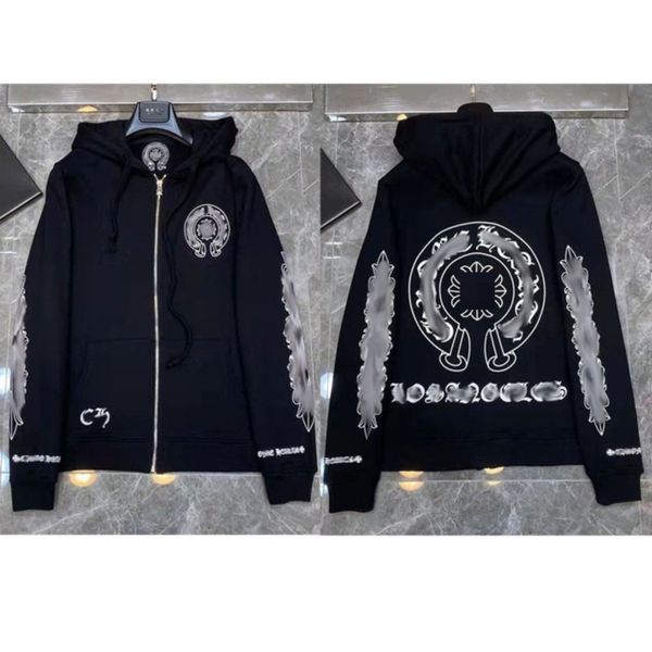 fashion men's luxury sweatshirts classic hoodie hooded designer horseshoe sanskrit loose zipper jacket pullover coat women sweatshirt, Black
fashion men's luxury sweatshirts classic hoodie hooded designer horseshoe sanskrit loose zipper jacket pullover coat women sweatshirt, Black