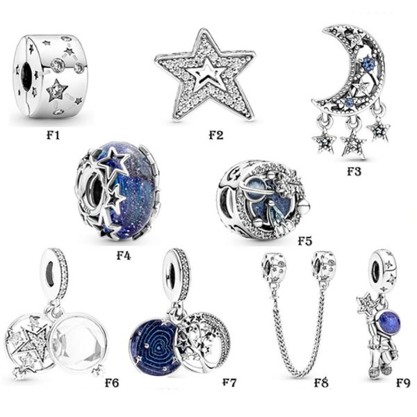 new 925 sterling silver fit pandora charms bracelets blue stars moon magic night sky charms for european women wedding original fashion252a, Golden;silver
new 925 sterling silver fit pandora charms bracelets blue stars moon magic night sky charms for european women wedding original fashion252a, Golden;silver
