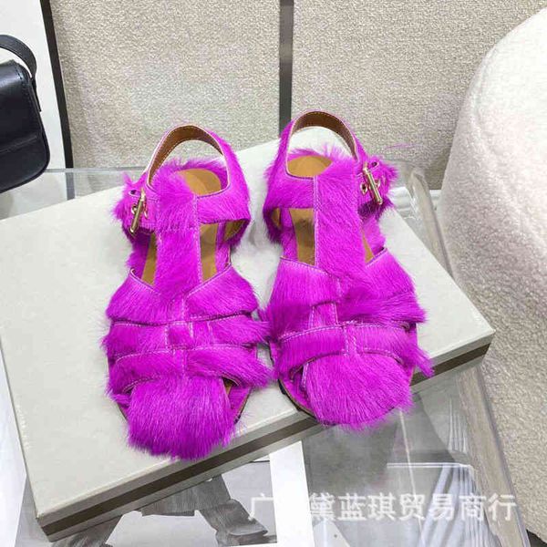 summer horsehair sandals hollowed out pigsty round head flat roman sandals buckle sandals women's shoes p6dp udbc, Black
summer horsehair sandals hollowed out pigsty round head flat roman sandals buckle sandals women's shoes p6dp udbc, Black
