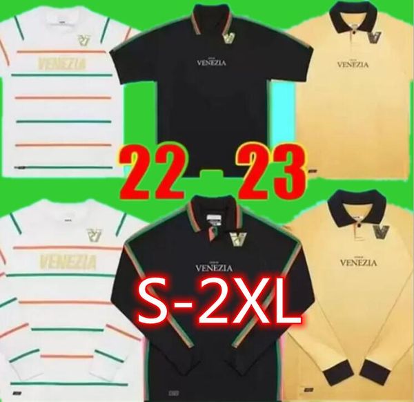 22 23 venezia fc soccer jerseys home black away third 4th aramu forte venice 2022 2023 busio 27# football shirts 3rd adukt kids kit uniform, Black;yellow
22 23 venezia fc soccer jerseys home black away third 4th aramu forte venice 2022 2023 busio 27# football shirts 3rd adukt kids kit uniform, Black;yellow