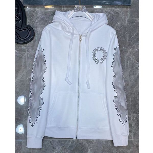 luxury classic men's sweatshirts brand ch designer hoodie fashion men women horseshoe sanskrit loose zipper jacket pullover hooded coa, Black
luxury classic men's sweatshirts brand ch designer hoodie fashion men women horseshoe sanskrit loose zipper jacket pullover hooded coa, Black