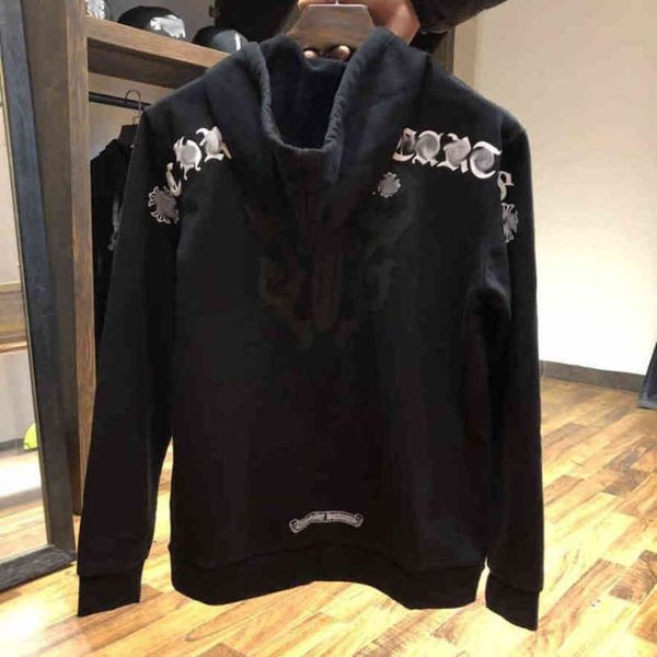 luxury men's classic sweatshirts brand designer hoodie fashion men women horseshoe sanskrit loose zipper jacket pullover hooded coat s, Black
luxury men's classic sweatshirts brand designer hoodie fashion men women horseshoe sanskrit loose zipper jacket pullover hooded coat s, Black