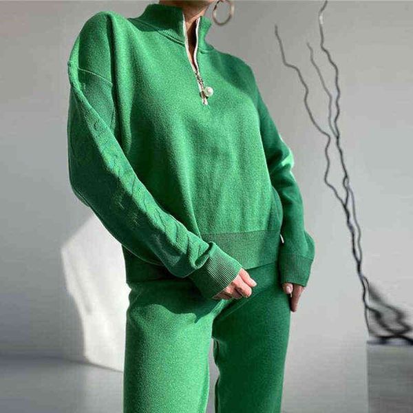 women's tracksuits women knitted trousers suit polo pullover sets women's knitwear warm suits loose solid pullovers and straight p, Gray
women's tracksuits women knitted trousers suit polo pullover sets women's knitwear warm suits loose solid pullovers and straight p, Gray