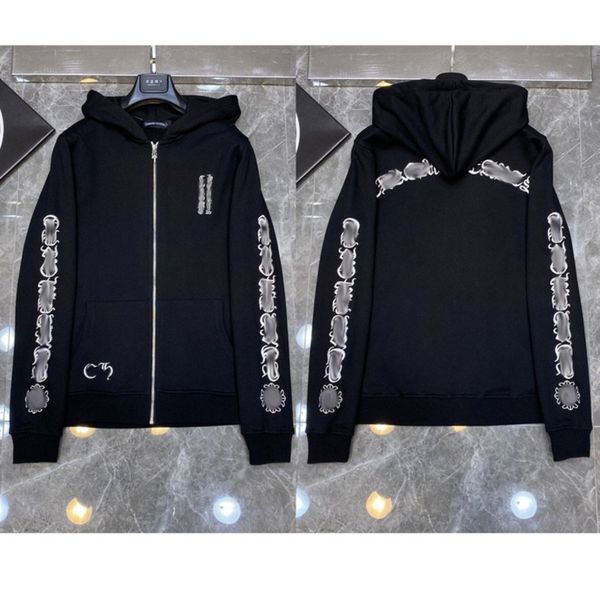 fashion luxury men's sweatshirts classic ch brand hoodie hooded designer horseshoe loose zipper jacket pullover coat women sweatshirt, Black
fashion luxury men's sweatshirts classic ch brand hoodie hooded designer horseshoe loose zipper jacket pullover coat women sweatshirt, Black