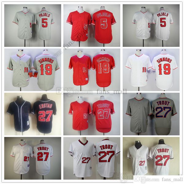 man mitchell and ness baseball jersey vintage 5 albert pujols jersey 19 andrelton simmons 27 mike trout stitched breathable sport sale man, Blue;black
man mitchell and ness baseball jersey vintage 5 albert pujols jersey 19 andrelton simmons 27 mike trout stitched breathable sport sale man, Blue;black