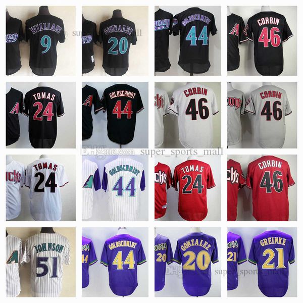 44 paul goldschmidt vintage baseball jersey 9 matt williams 20 luis gonzalez 21 zack greinke 24 yasmany tomas 46 patrick corbin 51 randy joh, Blue;black
44 paul goldschmidt vintage baseball jersey 9 matt williams 20 luis gonzalez 21 zack greinke 24 yasmany tomas 46 patrick corbin 51 randy joh, Blue;black