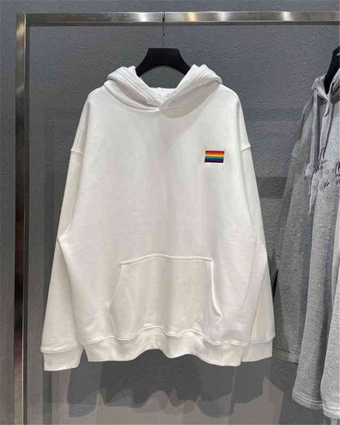 men's hoodies sweatshirts fw autumn and winter front printing rainbow embroidery ins brand couple fleece hoodie, Black
men's hoodies sweatshirts fw autumn and winter front printing rainbow embroidery ins brand couple fleece hoodie, Black