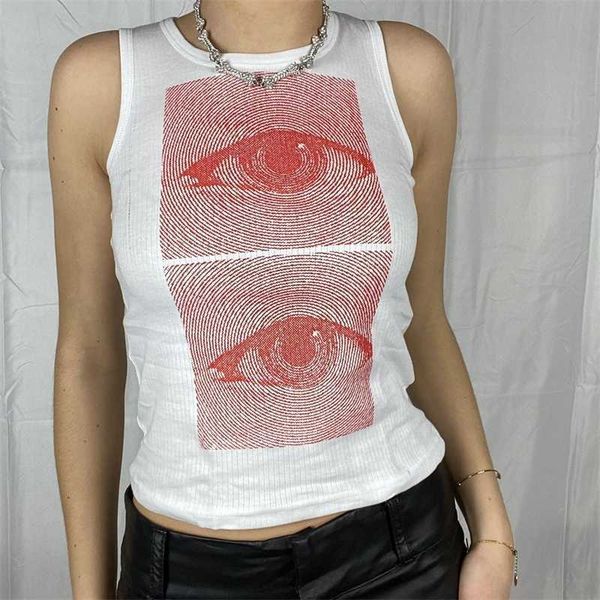 camis women vest new fashion printed round neck sleeveless t-shirt slim short tee, White
camis women vest new fashion printed round neck sleeveless t-shirt slim short tee, White
