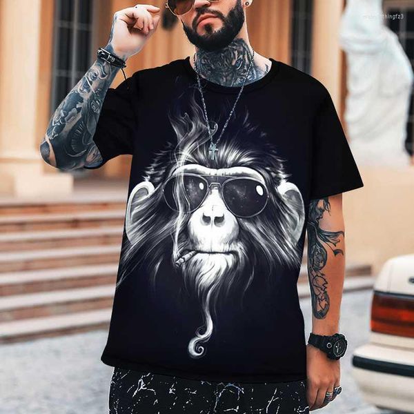 men's t shirts 2022 summer style pure lycra polyester t-shirt animal orangutan 3d printing o-neck high-quality men's, White;black
men's t shirts 2022 summer style pure lycra polyester t-shirt animal orangutan 3d printing o-neck high-quality men's, White;black