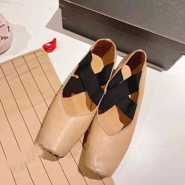 shoes vegetable dress tanned cow leather cross elastic band pleated small square head classic used ballet shoes women's kcq7 kt4s, Black
shoes vegetable dress tanned cow leather cross elastic band pleated small square head classic used ballet shoes women's kcq7 kt4s, Black